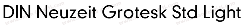 DIN Neuzeit Grotesk Std Light Regul字体转换